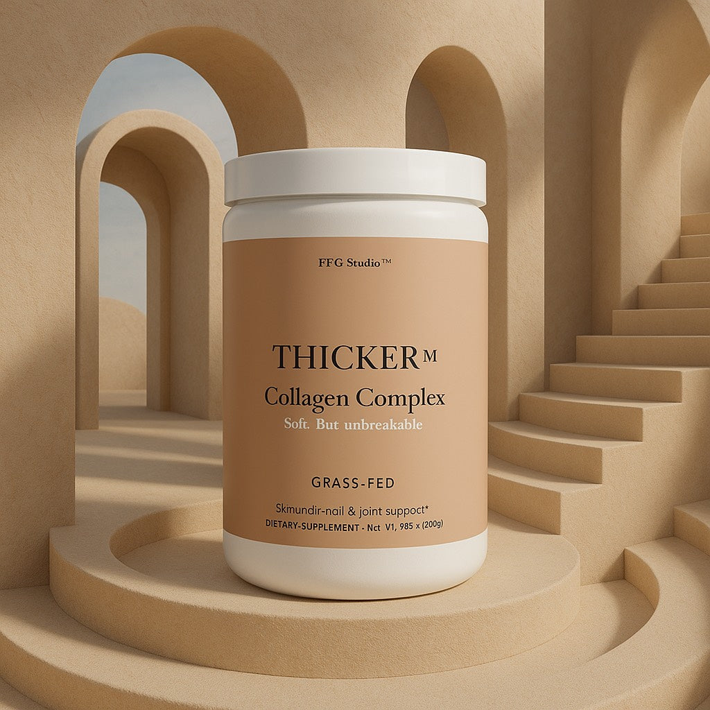 THICKER™ Collagen Peptide Powder - Soft, but unbreakable.