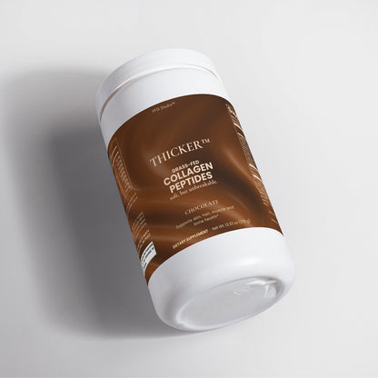 THICKER™ Collagen Peptides Powder (Chocolate)- Soft, but unbreakable.