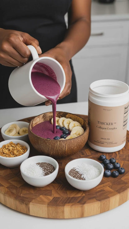 THICKER™ Collagen Peptide Powder - Soft, but unbreakable.